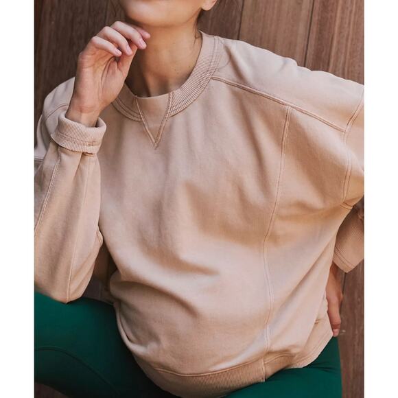 NWT Free People Movement x Hatch Intercept Maternity Pullover Desert Sand Small - Picture 3 of 9